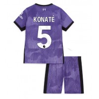 Liverpool Ibrahima Konate #5 3rd trikot Kinder 2023-24 Kurzarm (+ Kurze Hosen)